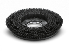 Disc brush, hard, black, 430 mm