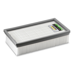 Dry flat pleated filter for NT